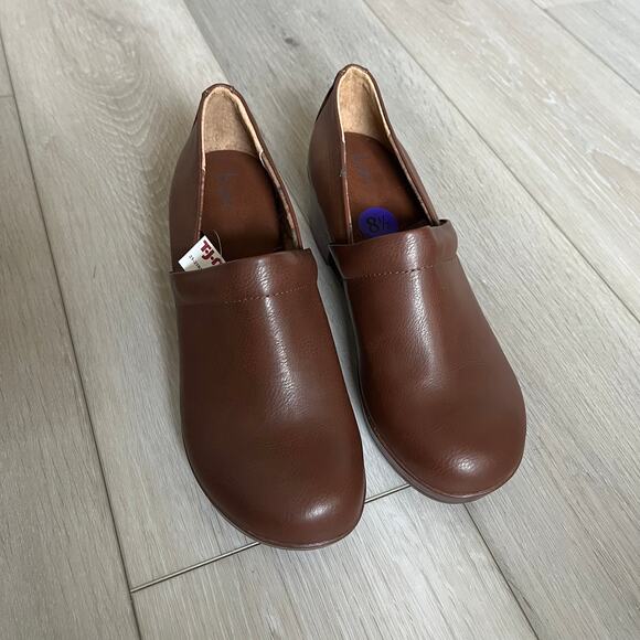 NEW BOC 'Jaylin' Slip On Mule Clog Brown Women's 8.5M Comfort Shoe - Picture 3 of 5